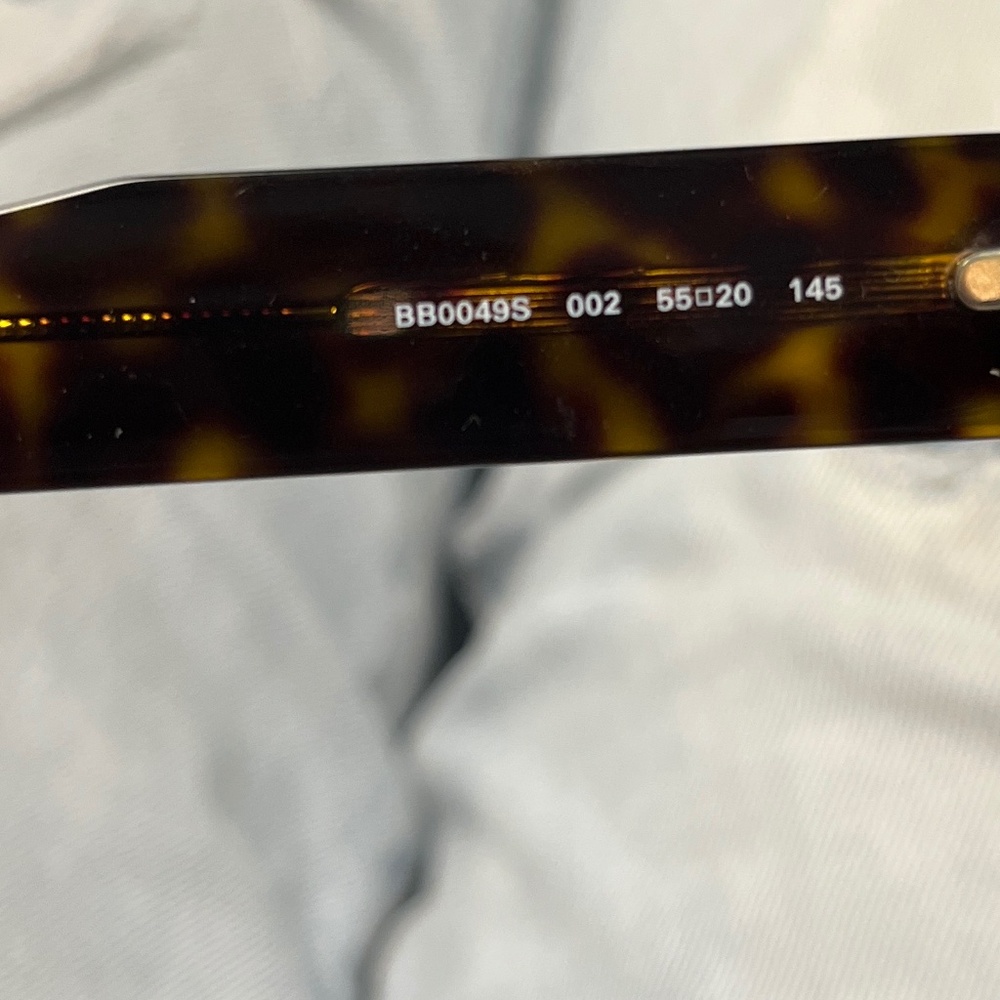 Balenciaga 53 mm rectangular frame Havana Havana brown sunglasses